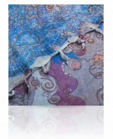 Палантин Женский W-GEOMETRIC/LILAC